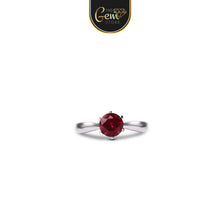 6 Prongs Solitaire Zircon Cubic Ring 925 Silver