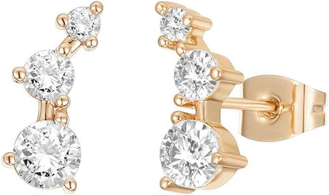 Climber Earrings 925 Silver