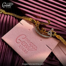 Diamond-Encrusted Letter Bracelet 925 Silver