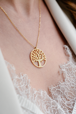 Golden Chain Pendant 925 Silver