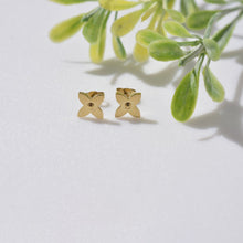 Four Leaf Clover Earrings 925 Silver