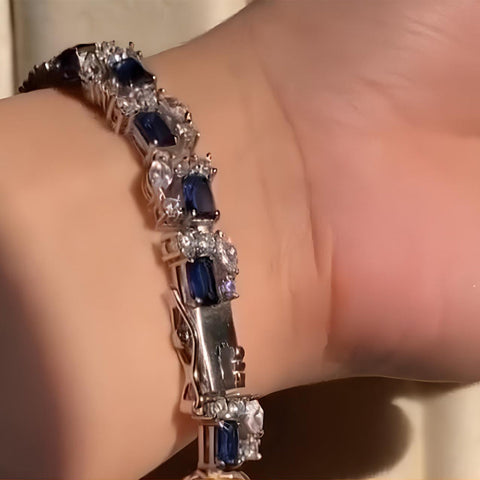 Blue Harmony Bracelet 925 Silver