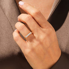 MOISSANITE | Five Stone Simulated Ring 925 Silver