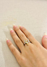 Diamond-Encrusted Letter Ring 925 Silver