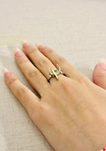 Diamond-Encrusted Letter Ring 925 Silver
