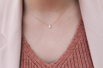 Initials Letter Pendant 925 Silver