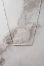 Thin Bar Necklace 925 Silver