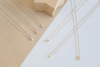 Initials Letter Pendant 925 Silver