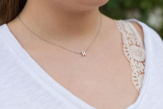 Initials Letter Pendant 925 Silver