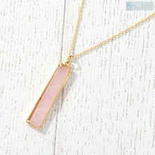 Rose quartz necklace 925 Silver