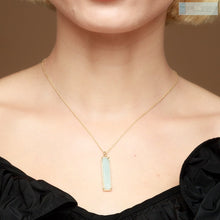 Rose quartz necklace 925 Silver