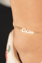 Personalized Name Anklet 925 Silver