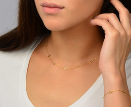 Minimalist lucky necklace