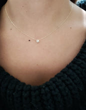 CUBIC ZIRCONIA - Solitaire Necklace 925 Silver