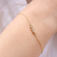 Dainty Cluster bracelet 925 Silver