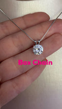 CUBIC ZIRCONIA - Minimalist Single Stone Pendant 925 Silver