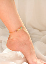 Personalized Birthstone Anklet 925 Silver
