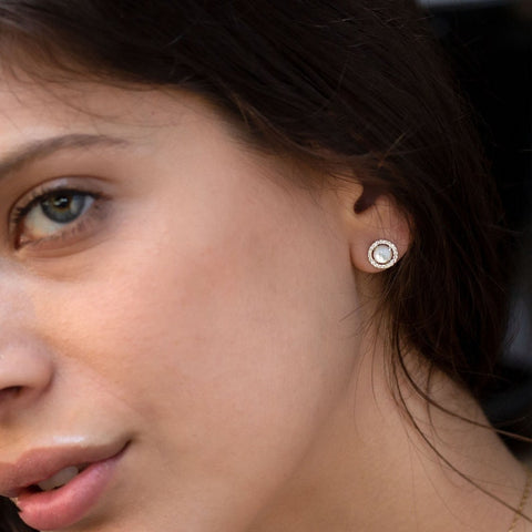 CUBIC ZIRCONIA - Bridesmaid Earrings 925 Silver