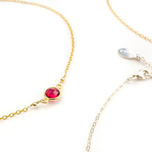 Personalized Birthstone Anklet 925 Silver