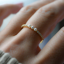 Sterling Silver Pearl Ring 925 Silver