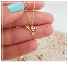 Tiny Hummingbird Necklace