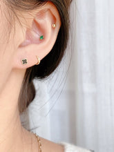 Leaf Clover Stud Earrings 925 Silver