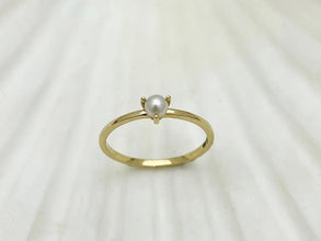Elegant Pearl Ring Gift 925 Silver