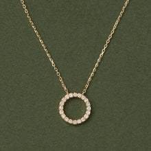 CUBIC ZIRCONIA - Karma Necklace 925 Silver