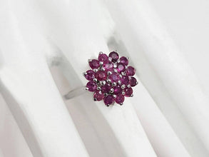 Natural Ruby Gemstone Jewelry Set 925 Silver