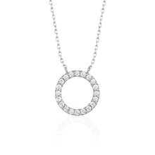 CUBIC ZIRCONIA - Karma Necklace 925 Silver