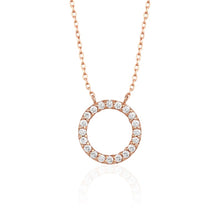 CUBIC ZIRCONIA - Karma Necklace 925 Silver