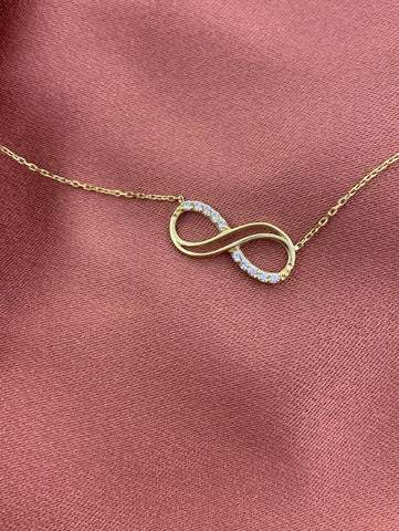 CZ Infinity Necklace
