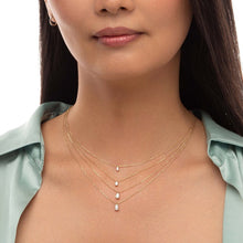 CUBIC ZIRCONIA - Oval Cut Solitaire Pendant Necklace 925 Silver
