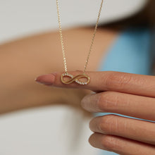 CZ Infinity Necklace