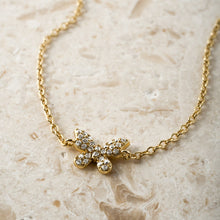 Delicate Butterfly Anklet 925 Silver