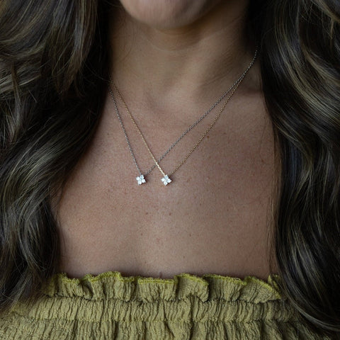 Dainty Clover Necklace 925 Silver