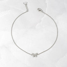 Delicate Butterfly Anklet 925 Silver
