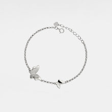Dainty Butterfly Bracelet 925 Silver