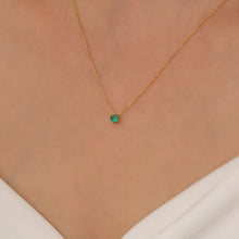 Emerald Jewelry Set 925 Silver
