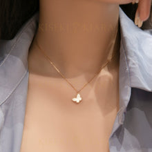 Minimalist Butterfly Charm Necklace 925 Silver