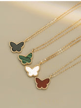 Minimalist Butterfly Charm Necklace 925 Silver