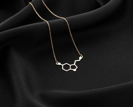 Serotonin Molecule Necklace