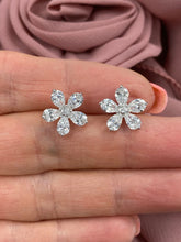 Floral Studs Earrings 925 Silver