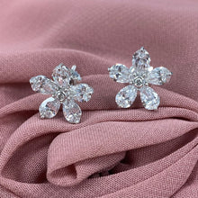 Floral Studs Earrings 925 Silver