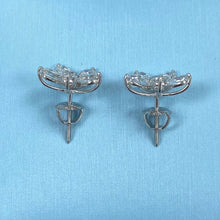 Floral Studs Earrings 925 Silver