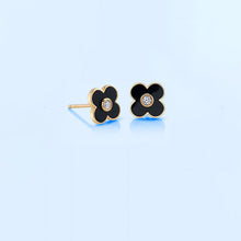 Clover Stud Earrings 925 Silver