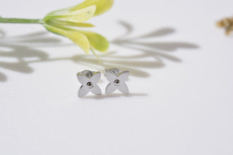 Four Leaf Clover Earrings 925 Silver