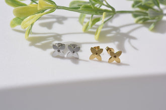 Four Leaf Clover Earrings 925 Silver