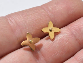 Four Leaf Clover Earrings 925 Silver