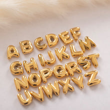 Bubble Letter Necklace 925 Silver